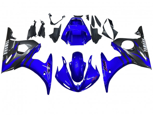 Online Azul Negro Carenado Moto Yamaha YZF R6S 2006-2009