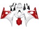 Online Blanco Rojo Carenado Moto Yamaha YZF R6S 2006-2009