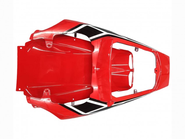 Online Blanco Rojo Negro Brillante Carenados Moto Yamaha YZF R6 2003-2004