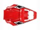 Online Blanco Rojo Negro Brillante Carenados Moto Yamaha YZF R6 2003-2004