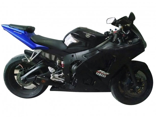 Online Azul Negro Mate Carenado Moto Yamaha YZF R6S 2006-2009