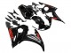 Online Negro Brillante Rojo Carenado Moto Yamaha YZF R6S 2006-2009