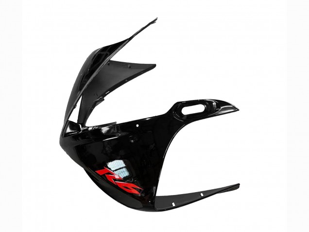 Online Negro Brillante Rojo Carenado Moto Yamaha YZF R6S 2006-2009
