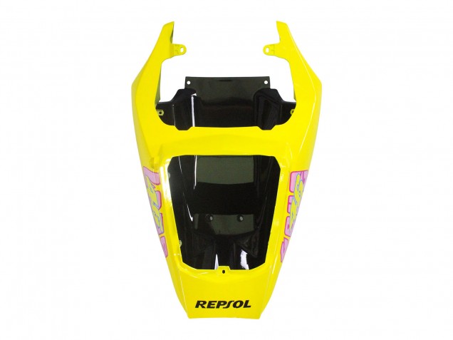 Online Amarillo Rosa Negro Brillante Rossi Repsol 46 Carenado Moto Yamaha YZF R6S 2006-2009