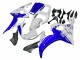 Online Blanco Azul GYTR Carenado Moto Yamaha YZF R6S 2006-2009