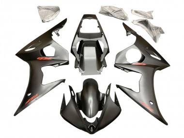 Online Negro Mate Rojo Calcomanías Carenado Moto Yamaha YZF R6S 2006-2009