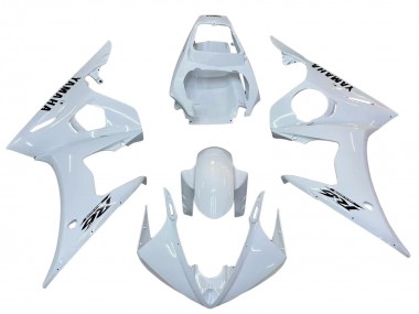 Online Blanco Negro Calcomanías Carenado Moto Yamaha YZF R6 2003-2004