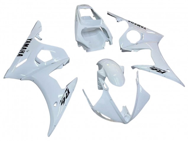 Online Blanco Negro Calcomanías Carenado Moto Yamaha YZF R6S 2006-2009