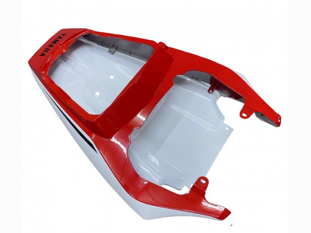 Online Blanco Rojo Negro Brillante Carenado Moto Yamaha YZF R6 2003-2004