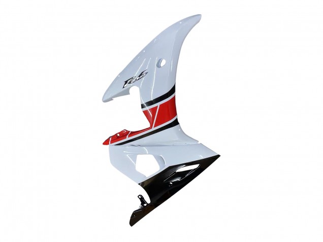 Online Blanco Rojo Negro Brillante Carenado Moto Yamaha YZF R6 2003-2004