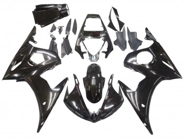 Online Negro Brillante Carenado Moto Yamaha YZF R6S 2006-2009