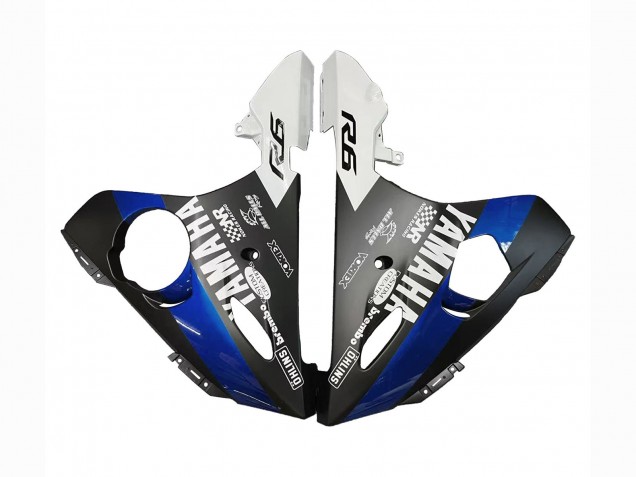 Online Azul Blanco Negro Yamalube Carenado Moto Yamaha YZF 600 R6 2005