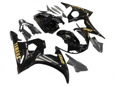Online Negro Oro Carenado Moto Yamaha YZF 600 R6 2005