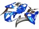 Online Azul Negro Mate Carenado Moto Yamaha YZF 600 R6 2005