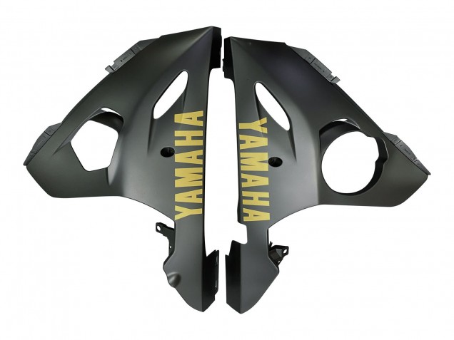 Online Gris Negro Mate Oro Carenado Moto Yamaha YZF 600 R6 2005