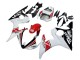 Online Blanco Negro Rojo Motul Carenado Moto Yamaha YZF 600 R6 2005