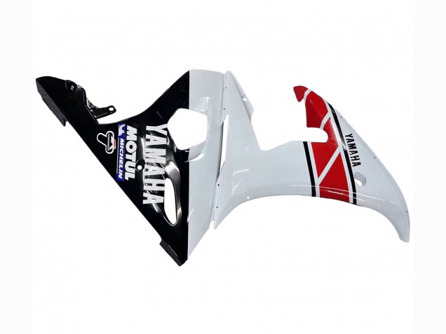 Online Blanco Negro Rojo Motul Carenado Moto Yamaha YZF 600 R6 2005