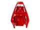 Online Rojo Blanco Negro Brillante Carenado Moto Yamaha YZF 600 R6 2005