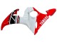 Online Blanco Rojo Negro Brillante Carenado Moto Yamaha YZF 600 R6 2005