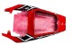 Online Blanco Rojo Negro Brillante Carenado Moto Yamaha YZF 600 R6 2005