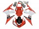 Online Blanco Rojo Negro Brillante Carenado Moto Yamaha YZF 600 R6 2005