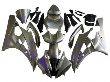 Online Gris Púrpura Motul Carenado Moto Yamaha YZF 600 R6 2006-2007