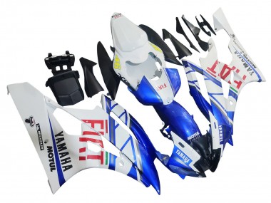 Online Blanco Azul Rojo Fiat Motul Michelin Carenado Moto Yamaha YZF 600 R6 2006-2007