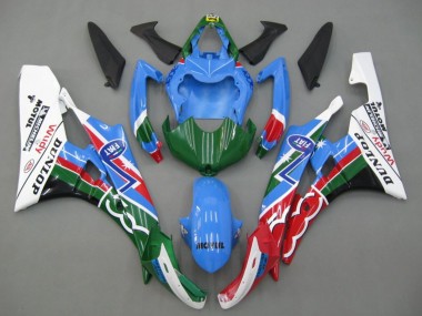 Online Azul Verde Blanco Rojo Dunlop Michelin Motul Carenado Moto Yamaha YZF 600 R6 2006-2007
