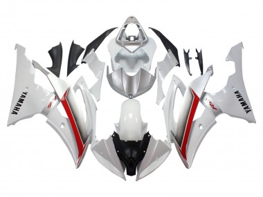 Online Blanco Rojo Carenado Moto Yamaha YZF 600 R6 2008-2016