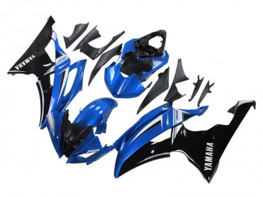 Online Blanco Azul Negro Brillante Carenado Moto Yamaha YZF 600 R6 2008-2016