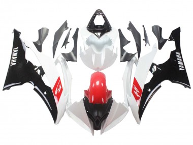 Online Blanco Rojo Negro Brillante Carenado Moto Yamaha YZF 600 R6 2008-2016