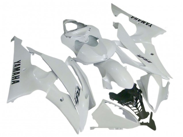 Online Blanco Brillante Carenado Moto Yamaha YZF 600 R6 2008-2016