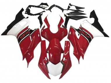 Online Blanco Rojo Negro Carenados Moto Yamaha YZF 600 R6 2017-2023
