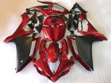 Online Rojo Negro Mate Carenado Moto Yamaha YZF R1 2007-2008