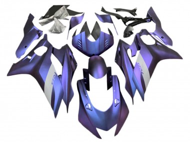 Online Púrpura Plata Carenado Moto Yamaha YZF 600 R6 2017-2023