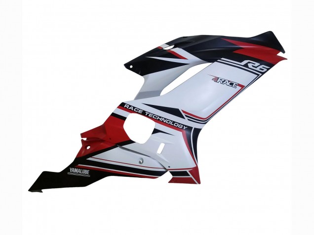 Online Blanco Rojo Negro Semakin Didepan Carenado Moto Yamaha YZF 600 R6 2017-2023