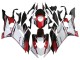 Online Blanco Rojo Negro Semakin Didepan Carenado Moto Yamaha YZF 600 R6 2017-2023