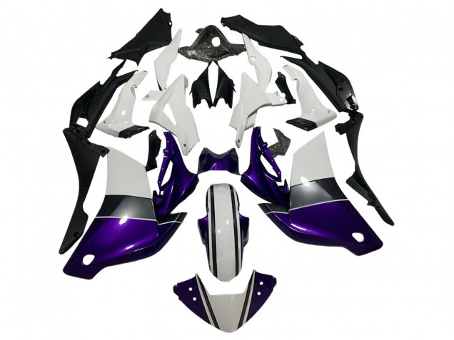Online Blanco Púrpura Oscuro Negro Carenado Moto Honda CBR250RR 2011-2015