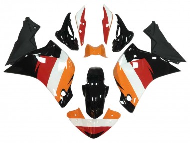 Online Naranja Blanco Rojo Negro Brillante Carenado Moto Honda CBR250RR 2011-2015