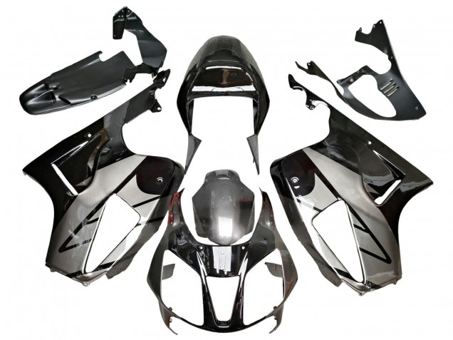 Online Plata Negro Brillante Carenado Moto Honda VTR1000 2000-2006