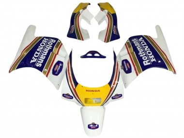 Online Blanco Amarillo Azul Rothmans Carenado Moto Honda NSR250R 1988-1989