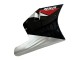 Online Plata Rojo Negro Brillante Carenado Moto Honda NSR250R 1988-1989