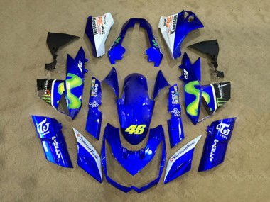 Online Blanco Azul Amarillo Monstruo Carenado Moto Kawasaki Z1000 2010-2013