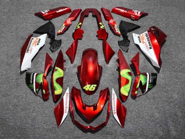 Online Rojo Blanco Verde Monstruo 46 Carenado Moto Kawasaki Z1000 2010-2013