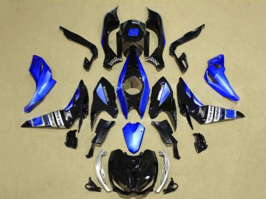 Online Azul Negro Brillante Carenados Moto Kawasaki Z1000 2014-2019