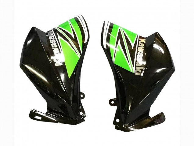 Online Verde Negro Brillante Carenado Moto Kawasaki Z800 2013-2018