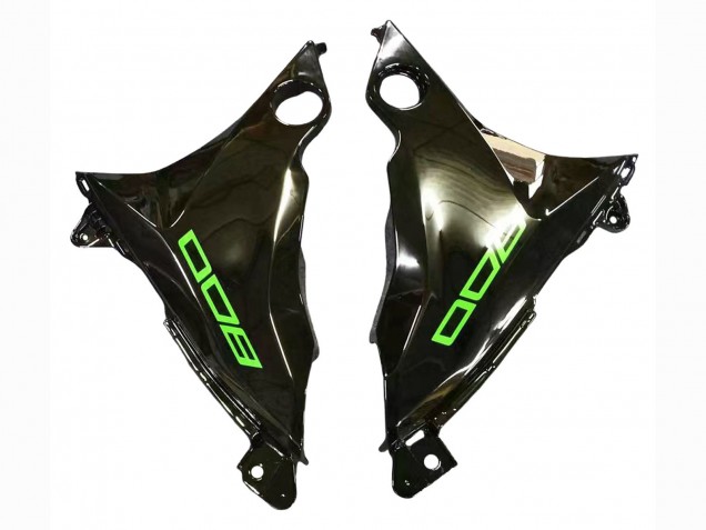 Online Verde Negro Brillante Carenado Moto Kawasaki Z800 2013-2018