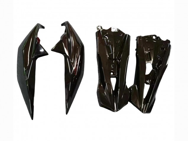 Online Verde Negro Brillante Carenado Moto Kawasaki Z800 2013-2018