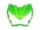 Online Verde Negro Brillante Carenado Moto Kawasaki Z800 2013-2018
