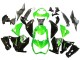 Online Verde Negro Brillante Carenado Moto Kawasaki Z800 2013-2018